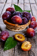 Fresh plum