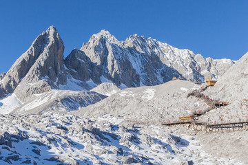 View of Jade Dragon Snow Mountain.