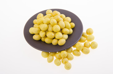 Peanutes or Crispy Coated Peanuts on background.
