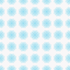 Seamless pattern with snowflakes