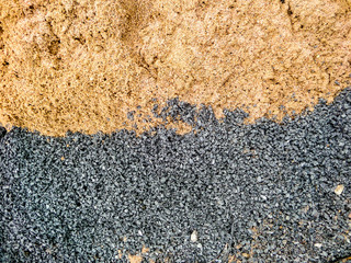 Rock and sand