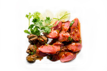 Fried meatballs Made from pork. Thai's snack.