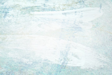 Background, abstract blue color texture, handmade, paint strokes, gouache, acrylic.