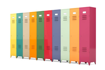 Multicolour Metal Lockers