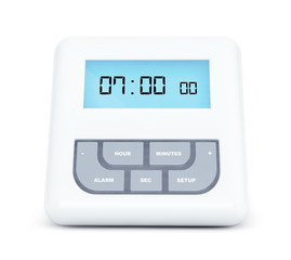 Digital Alarm Clock with LCD Display
