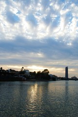 Obraz premium Atardecer en Sevilla