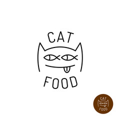 Cat face logo