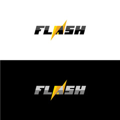 Flash lightning logo