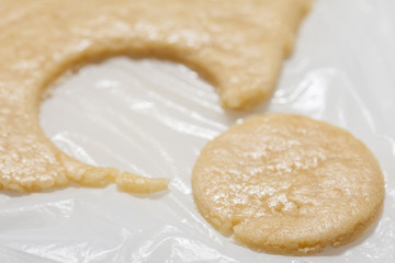 Corte circular de masa para galletas