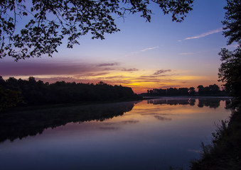 Sunrise on the river