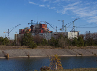 Obraz premium Chernobyl Nuclear Power Plant, reactors nr. 5 and 6