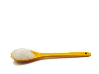 Ceramic spoon with sugar