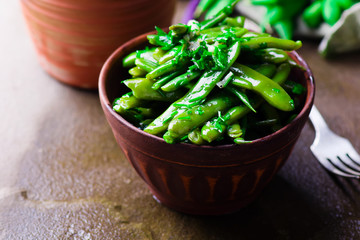 the Georgian salad from green beans