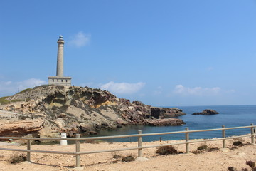 Fototapeta na wymiar Faro de Cabo de Palos