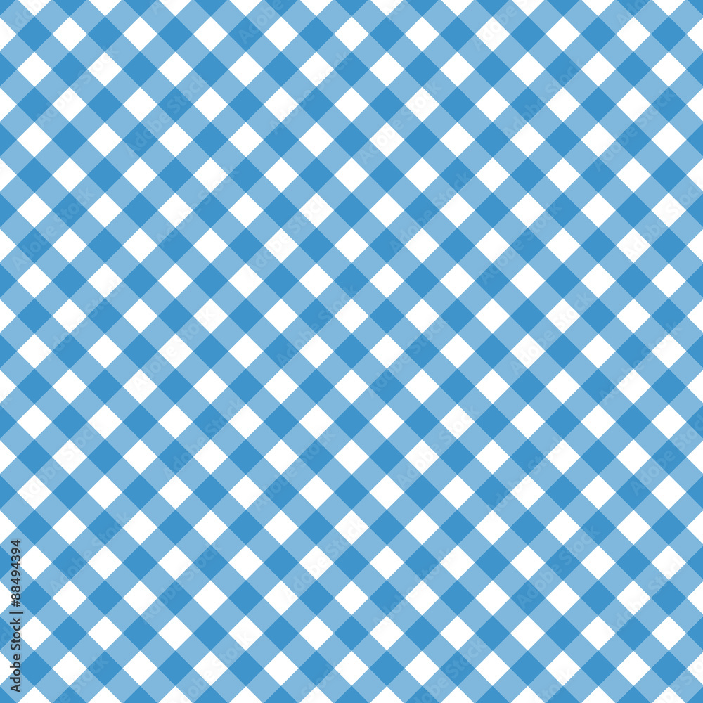 Wall mural Tablecloth pattern vector