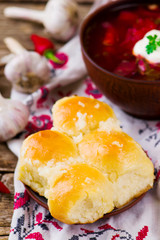  Pampushki ,the traditional Ukrainian pastries
