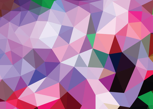Abstract colorful   Polygonal  Background, Vector illustration