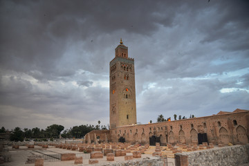 Mosque of Koutoubia in Marrakech, Morocco