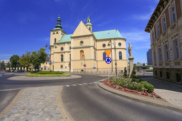 Fototapeta na wymiar Rzeszów - kościół bernardyński