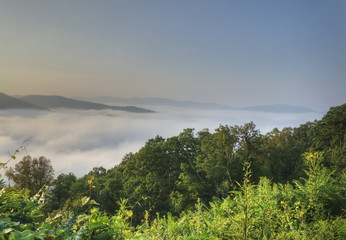 View Above the Clouds, Blue Ridge Parkway