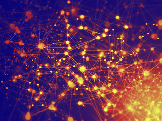 Obraz premium cloud storage security information, data deep learning hologram ai technology robotic, futuristic cyber network system online