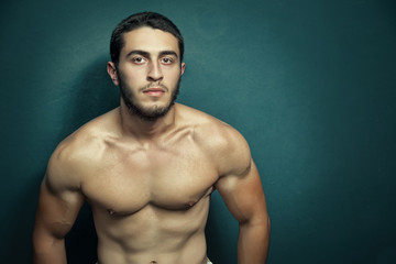 Fototapeta premium Muscular Young Man