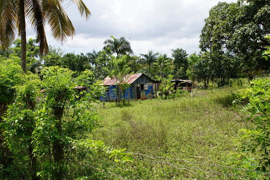 Wohnhaus im landesinnere der Dominikanischen Republik