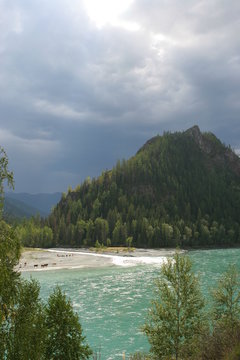 Altay Katun river near Beluha