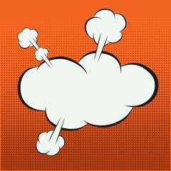 Speech Bubble in Pop-Art Style