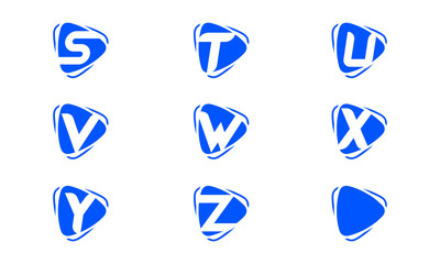 video, s t u v w x y z, letter, music, vector, logo, design