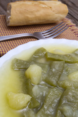 Green beans with potatoes