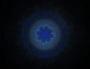 Abstract fractal patterns and shapes. Fractal texture for prints.