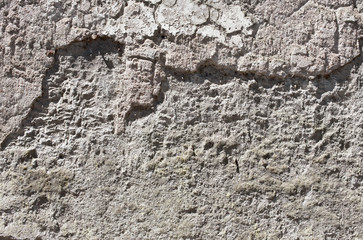 Antique textured wall from stone in Rome