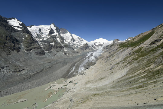Erderw&auml;rmung-Klimawandel - Der Tod eines der gr&ouml;&szlig;ten Gletscher der Alpen - Gro&szlig;glockner Pasterzengletscher