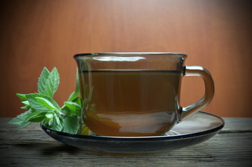 fresh mint tea