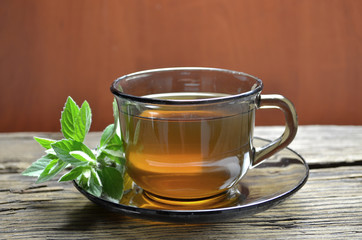 fresh mint tea