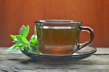 fresh mint tea