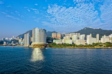 Obraz premium Appartments in Aberdeen Hong Kong build in Fen Shui Style