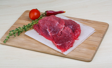 Raw beef