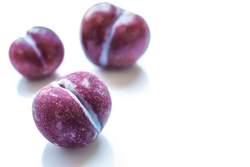 plum isolated on white background