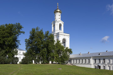 Колокольня, Свято-Юрьев мужской монастырь. Великий Новгород
