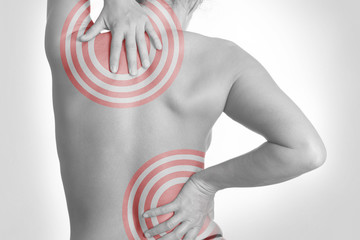 Spine Osteoporose, Rücken Probleme der Frauen