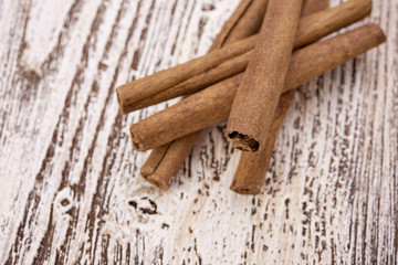 Bunch of cinnamon sticks
