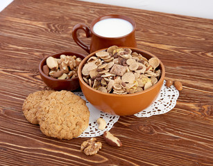 breakfast on table