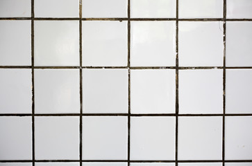 Old white tile