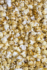 background of popcorn