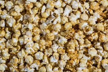 background of popcorn
