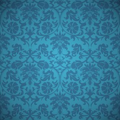 Blue Floral Pattern