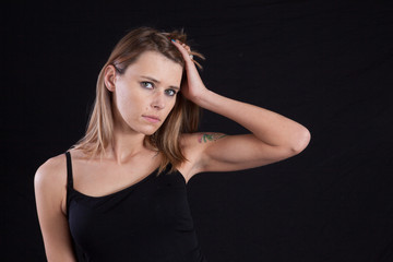 Fototapeta premium Thoughtful woman