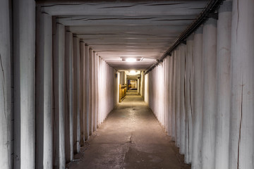 Underground mine tunnel